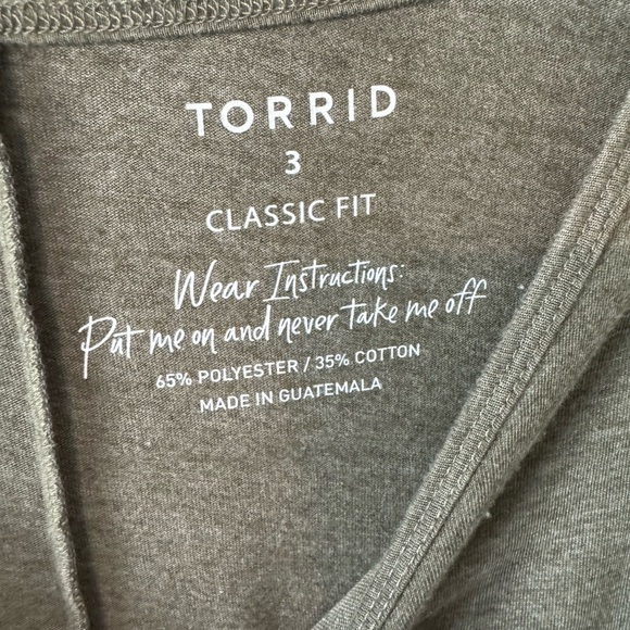 TORRID✨Green Classic Fit Tank - Picture 5 of 5